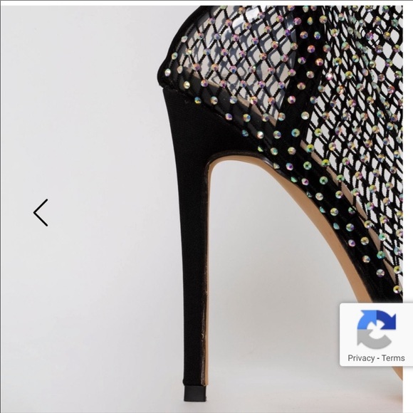 Simmi diamond fishnet bootie - Picture 8 of 8